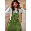 imageCicy Bell Womens Fleece Overalls Warm Winter Loose Fit Fuzzy Jumpsuits Casual Adjustable Strap Bib Travel OutfitsArmy Green