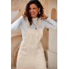imageCicy Bell Womens Fleece Overalls Warm Winter Loose Fit Fuzzy Jumpsuits Casual Adjustable Strap Bib Travel OutfitsBeige