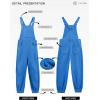 imageCicy Bell Womens Fleece Overalls Warm Winter Loose Fit Fuzzy Jumpsuits Casual Adjustable Strap Bib Travel OutfitsBlue