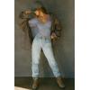imageCicy Bell Womens Long Sleeve Tops Tight Ribbed Knit Scoop Neck Henley Shirts 2024 Fall Fitted Basic TeeLight Grey