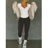 imageCicy Bell Womens Long Sleeve Tops Tight Ribbed Knit Scoop Neck Henley Shirts 2024 Fall Fitted Basic TeeWhite