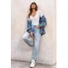 imageCicy Bell Womens Long Sleeve Tops Tight Ribbed Knit Scoop Neck Henley Shirts 2024 Fall Fitted Basic TeeWhite