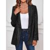 imageCicy Bell Womens Sequin Shiny Blazer Casual Laple Long Sleeve Sparkly Party Jackets BlazerBlack