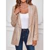 imageCicy Bell Womens Sequin Shiny Blazer Casual Laple Long Sleeve Sparkly Party Jackets BlazerChampagne Gold
