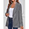 imageCicy Bell Womens Sequin Shiny Blazer Casual Laple Long Sleeve Sparkly Party Jackets BlazerGrey