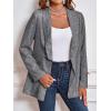 imageCicy Bell Womens Sequin Shiny Blazer Casual Laple Long Sleeve Sparkly Party Jackets BlazerGrey