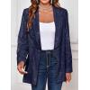 imageCicy Bell Womens Sequin Shiny Blazer Casual Laple Long Sleeve Sparkly Party Jackets BlazerNavy
