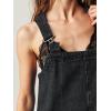 imageCicy Bell Womens Denim Overall Dress Cute Summer Mini Jean Dress Adjustable Strap Loose Fit Short JumperBlack