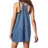 imageCicy Bell Womens Denim Overall Dress Cute Summer Mini Jean Dress Adjustable Strap Loose Fit Short JumperLight Blue