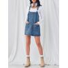 imageCicy Bell Womens Denim Overall Dress Cute Summer Mini Jean Dress Adjustable Strap Loose Fit Short JumperLight Blue