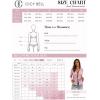 imageCicy Bell Womens Sexy Tie Front Satin Shirts Deep V Neck Silk Club Tops Long Sleeve Y2k Going Out BlouseCoffee