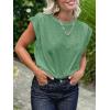 imageCicy Bell Womens Cap Sleeve Tank Tops Boat Neck Loose Fit Tshirts Summer Casual Basic Tee ShirtsArmy Green