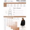 imageCicy Bell Womens Oversized Casual Jackets Lightweight Pleated Babydoll Shackets Cotton Button Down CoatsLight Khaki