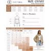 imageCicy Bell Womens Oversized Cropped Trench Coats Batwing Sleeve Trendy Casual Jackets Button Up OuterwearApricot