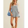 imageCicy Bell Womens Summer Casual Romper Sleeveless Athletic Trendy Short Jumpsuit Workout Loose Fit OutfitsLight Grey