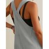 imageCicy Bell Womens Summer Casual Romper Sleeveless Athletic Trendy Short Jumpsuit Workout Loose Fit OutfitsLight Grey