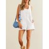 imageCicy Bell Womens Summer Casual Romper Sleeveless Athletic Trendy Short Jumpsuit Workout Loose Fit OutfitsWhite
