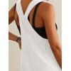 imageCicy Bell Womens Summer Casual Romper Sleeveless Athletic Trendy Short Jumpsuit Workout Loose Fit OutfitsWhite