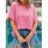 imageCicy Bell Womens Oversized Tshirts Summer Casual Short Sleeve Round Neck Tops Loose Fit Basic Tee ShirtsPink