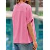 imageCicy Bell Womens Oversized Tshirts Summer Casual Short Sleeve Round Neck Tops Loose Fit Basic Tee ShirtsPink