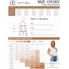 imageCicy Bell Womens Summer Cap Sleeve T Shirts Casual V Neck Tops Loose Fit Basic TeesKhaki