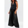 imageCicy Bell Womens Baggy Wide Leg Jeans High Waisted Boyfriend Loose Fit Bell Bottom Stretchy Denim Pants with PocketsBlack