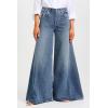 imageCicy Bell Womens Baggy Wide Leg Jeans High Waisted Boyfriend Loose Fit Bell Bottom Stretchy Denim Pants with PocketsNavy