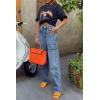 imageCicy Bell Womens High Waisted Baggy Jeans Side Cut Out Wide Leg Stretchy Trendy Denim Pants with PocketsBlue