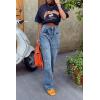 imageCicy Bell Womens High Waisted Baggy Jeans Side Cut Out Wide Leg Stretchy Trendy Denim Pants with PocketsBlue