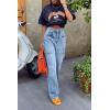 imageCicy Bell Womens High Waisted Baggy Jeans Side Cut Out Wide Leg Stretchy Trendy Denim Pants with PocketsLight Blue