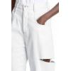 imageCicy Bell Womens High Waisted Baggy Jeans Side Cut Out Wide Leg Stretchy Trendy Denim Pants with PocketsWhite