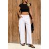 imageCicy Bell Womens High Waisted Baggy Jeans Side Cut Out Wide Leg Stretchy Trendy Denim Pants with PocketsWhite
