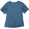 imageCicy Bell Womens Oversized Scoop Neck Tshirts Short Sleeve Summer Trendy Casual Tops Loose Fit Boyfriend Tunic Tee ShirtBlue Grey