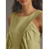 imageCicy Bell Womens Peplum Babydoll Tank Tops Summer Sleeveless Loose T Shirts Casual Shirred Flowy TopsGreen