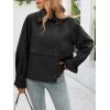 imageCicy Bell Womens Cropped Trench Coat Short Single Breasted Jackets Lightweight Casual OuterwearBlack