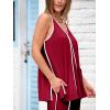 imageCicy Bell Womens Summer 2 Piece Lounge Sets Casual V Neck Sleeveless Tunic Tops Matching Sets Wide Leg Beach OutfitsBurgundy