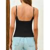 imageCicy Bell Womens Cropped Spaghetti Strap Tank Tops Summer Cute Slim Fit Cami Shirts Y2k Going Out CamisoleBlack