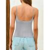 imageCicy Bell Womens Cropped Spaghetti Strap Tank Tops Summer Cute Slim Fit Cami Shirts Y2k Going Out CamisoleGrey