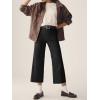 imageCicy Bell Womens Cropped Wide Leg Pants High Waisted Stretchy Flare Pants Casual Baggy TrousersBlack