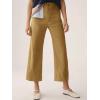 imageCicy Bell Womens Cropped Wide Leg Pants High Waisted Stretchy Flare Pants Casual Baggy TrousersKhaki