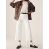 imageCicy Bell Womens Cropped Wide Leg Pants High Waisted Stretchy Flare Pants Casual Baggy TrousersWhite