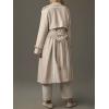 imageCicy Bell Womens Long Trench Coat Casual Double Breasted Windproof Jacket Classic Lapel Overcoat with BeltApricot