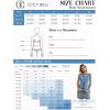 imageCicy Bell Womens Round Neck Denim Waistcoat Vest Summer Button up Jean Vest Tops Fitted Sleeveless JacketsLight Blue