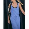 imageCicy Bell Womens Casual Wide Leg Jumpsuits Summer Sleeveless Loose Fit Jumper Drawstring Workout OutfitsSky Blue