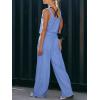 imageCicy Bell Womens Casual Wide Leg Jumpsuits Summer Sleeveless Loose Fit Jumper Drawstring Workout OutfitsSky Blue