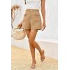 imageCicy Bell Womens Tweed Summer Shorts High Waisted Wide Leg Dressy Casual Shorts with Front PocketsKhkai