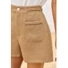 imageCicy Bell Womens Tweed Summer Shorts High Waisted Wide Leg Dressy Casual Shorts with Front PocketsKhkai