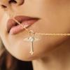 imageCicy Bell 18k Gold Plated Necklace for Women Princess Cubic Zirconia Dainty Pendant Necklace Trend Jewelry Gift 177quot  19quot ExtenderStyle DYellow Gold