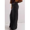 imageCicy Bell Womens Baggy Bell Bottom Jeans High Waisted Flare Barrel Wide Leg Stretchy Denim PantsBlack