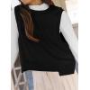 imageCicy Bell Womens Cropped Workout Tank Tops Summer Casual Sleeveless Sweatshirts Athletic Gym Crew Neck TeesBlack
